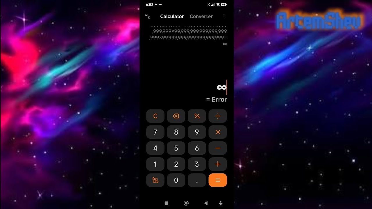 Finding INFINITY on Calculator - YouTube