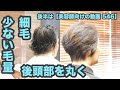 【546】細毛 少ない毛量「昔ながらの段カットで」フンワリ丸い後頭部【後半は 美容師向けの動画 546】japanese haircuts for professionals