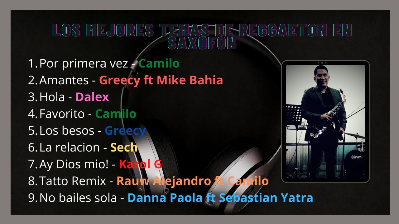 Saxophone Cover MUSICAS POPULARES -Song 2019 / Canciones de regueton (RELAJATE Y ESCUCHA)