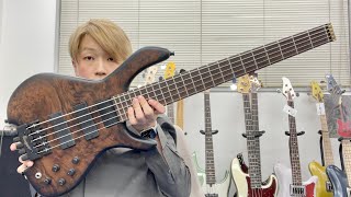 5弦ヘッドレスベース Ibanez】ヘッドレスベースがまた小さくなった！？島村楽器甲府店