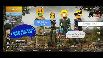 Random Pro Player call me noob 1V3 TDM challenge pubg mobile