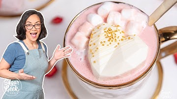 Geometric Heart Hot Chocolate Bombs