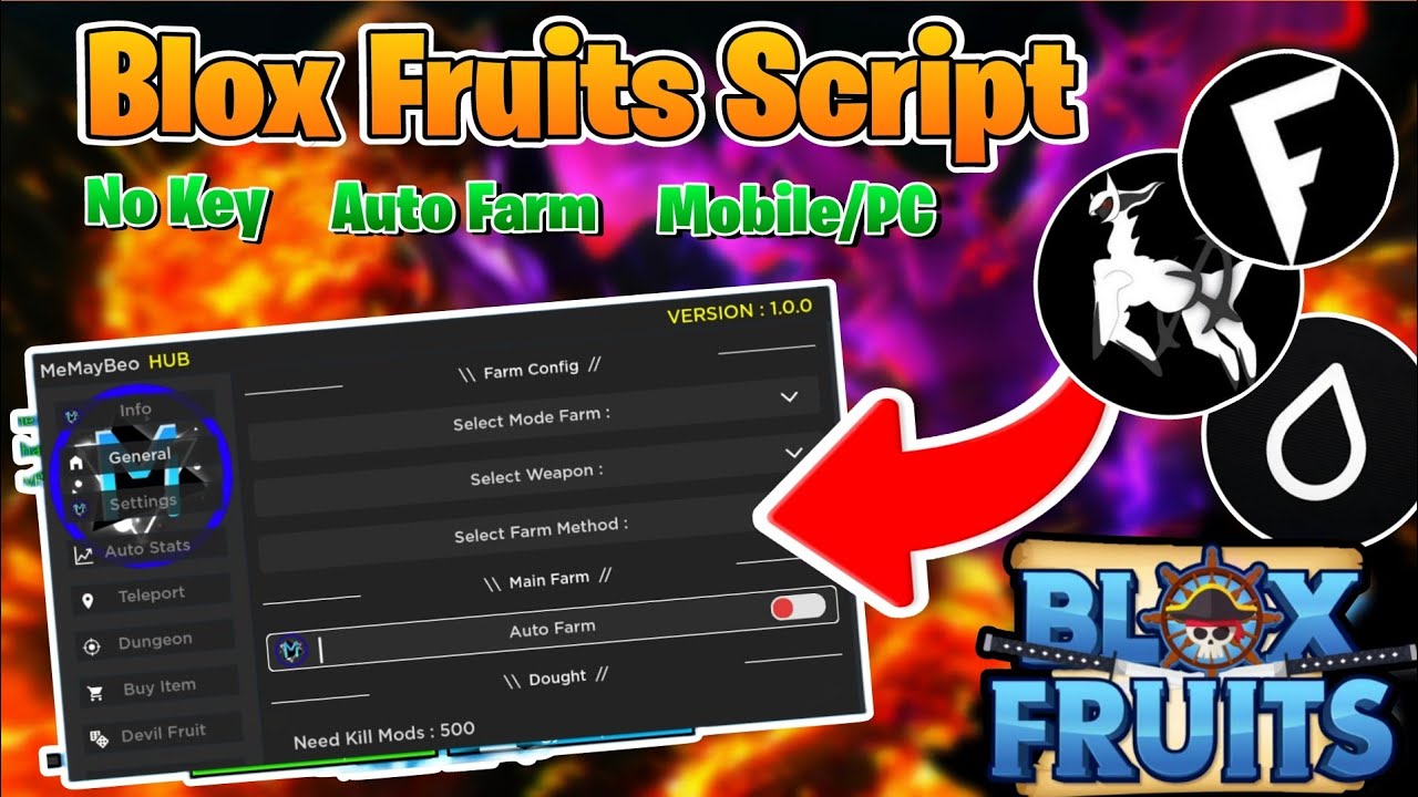 Novo Script Blox Fruits Mobile: Aumente sua Jogabilidade com Funções de  Auto Farm e Mais - Blox Fruits