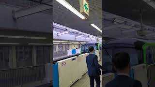 東京モノレール天王洲アイル駅 入線