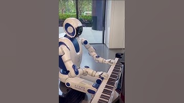 AI Robot Playing Piano 机器人弹钢琴