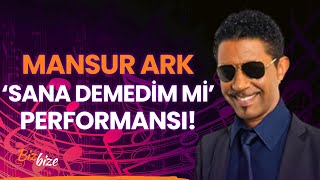 Mansur Ark'tan 'Sana Demedim Mi' Performansı! #mansurark #performans