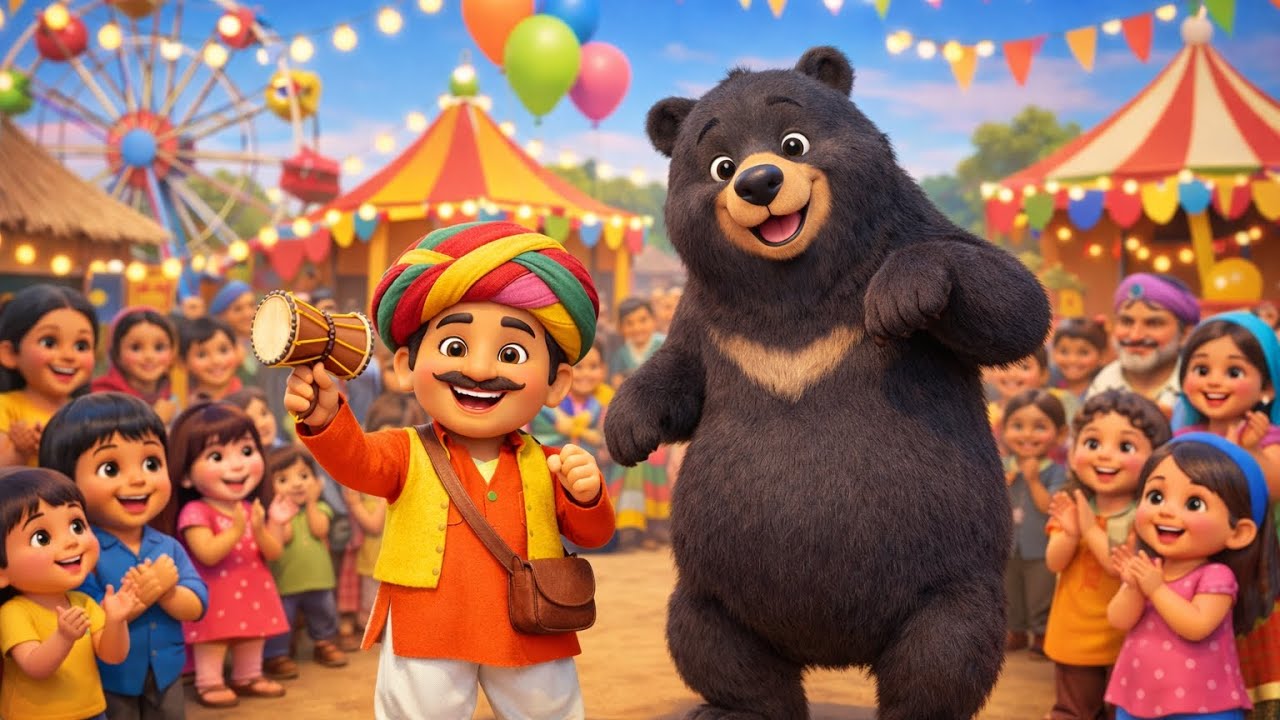 कालू मदारी आया | Kaalu Madari Aaya | Nursery Rhymes | Hindi Kids Songs | Lulloo Songs