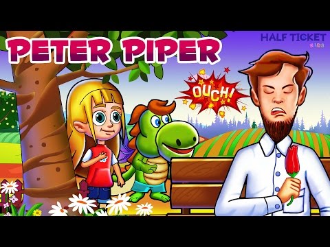 Peter Piper Song | Tongue Twisters for Kids | Nursery Rhymes For Kids