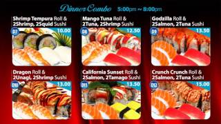 SAKURA SUSHI MENU / DINNER COMBO 2_D7-D12