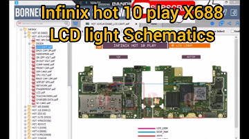 Infinix hot 10 play X688 LCD Light Borneo Schematic