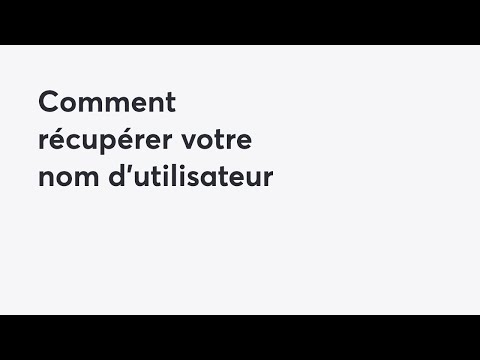 Comment récupérer votre nom d’utilisateur | PC Finance