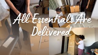     New Apartment Essentials Delivered |Vlog| Curly Pahadan
