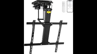 Review Topsky Tv01.11 Electric Flip Down Tv Mount - 360 Swivel & App Control
