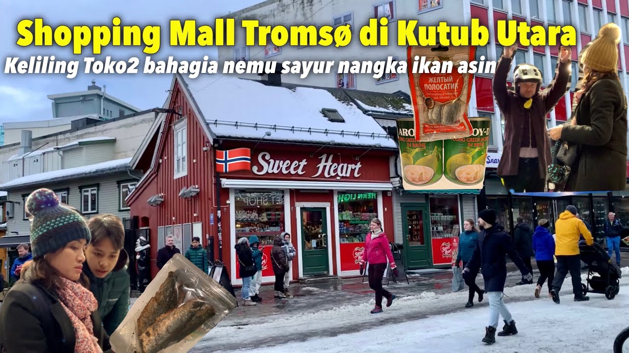 BELANJA IKAN ASIN KHAS NORWAY DI KOTA TROMSØ NEMU SAYUR NANGKA PERTAMA