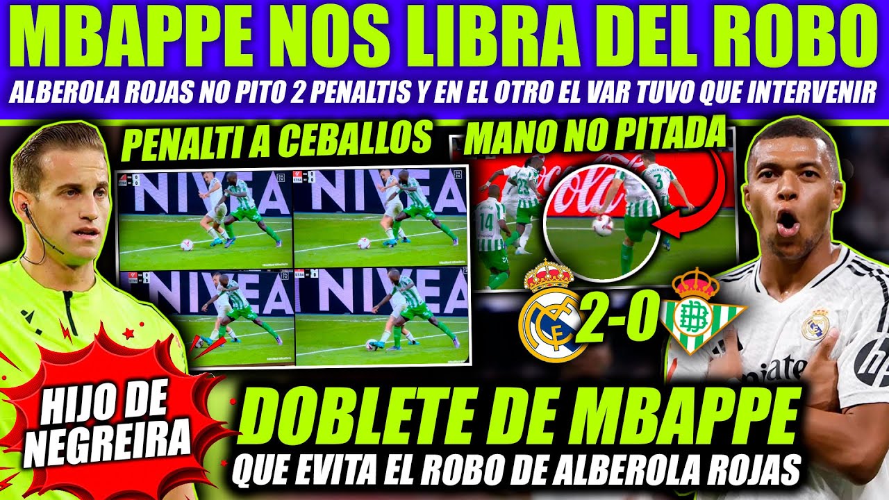 MBAPPE REVIENTA AL BETIS CON UN DOBLETE Y DA LA VICTORIA AL MADRID ...