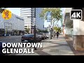 Downtown Glendale Walking Tour | 4k Ultra HD | 🔊 Binaural Sound