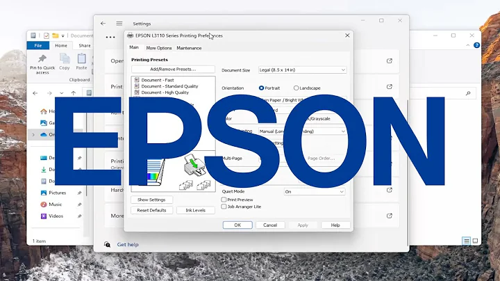How To Restore Epson Printer Settings To Default [Quick Tutorial]