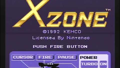 X-Zone (SNES) - 01 Title Screen/Story