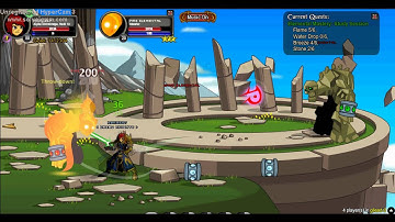 AQW  How to get elemental master rep BEST WAY (1500 REP PER QUEST)