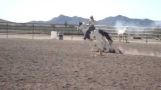 Kenda Lenseigne Riding Joe, Mounted Shooting Horse In Training
