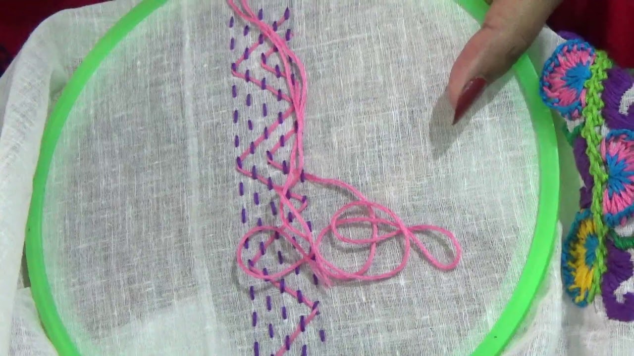 Embroidery on clothes or magic of cross sewing Embroidery on clothes or magic of cross sewing