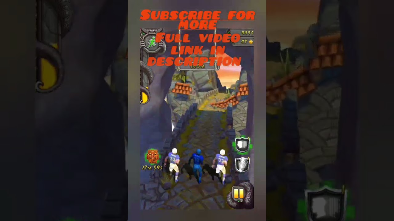 thumak thumak jab chale with temple run  |