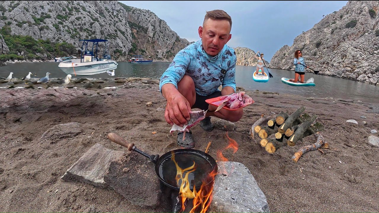 Pırasalı Adasında Tekne ile 2 Gün Balık Avı ve Kamp!