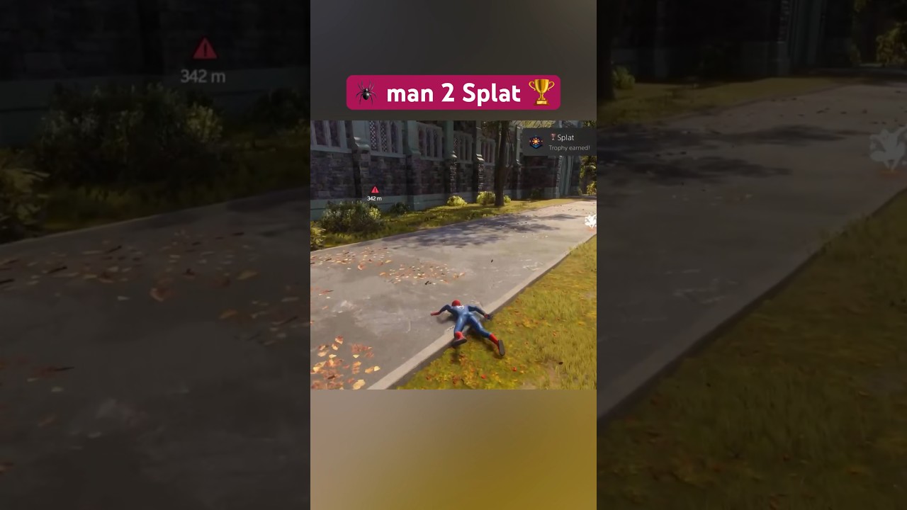 Spider man 2 Splat Trophy 🏆 