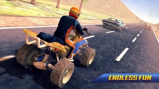 Bandit Quad Bike vs Cops iOS Gameplay HD screenshot 3