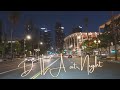 Downtown Los Angeles Night Driving Tour (Los Angeles, California) [4K]