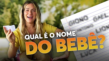Qual o nome dos filhos de Giovanna e Bruno?