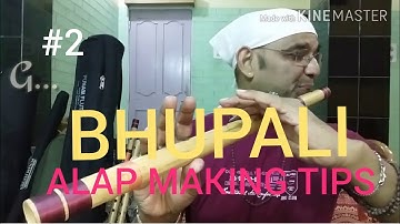 Bhupali | 2 nd Part | Edited |Notations In Background |Biggners Flute Lesson For Alap Making