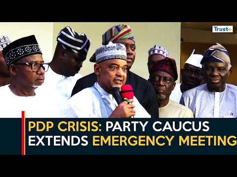 PDP Crisis: Party Caucus Extends Emergency Meeting Till Tuesday