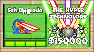 5TH TIER UPGRADES MOD - THE HYPER TECHNOLOGY MONKEY | Bloons TD Battles Hack/Mod (BTD Battles)