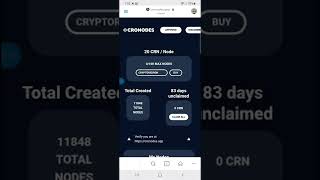 Me setting up a CroNode , $5+ a day every day automatically , and I only invest $98 !! NFA