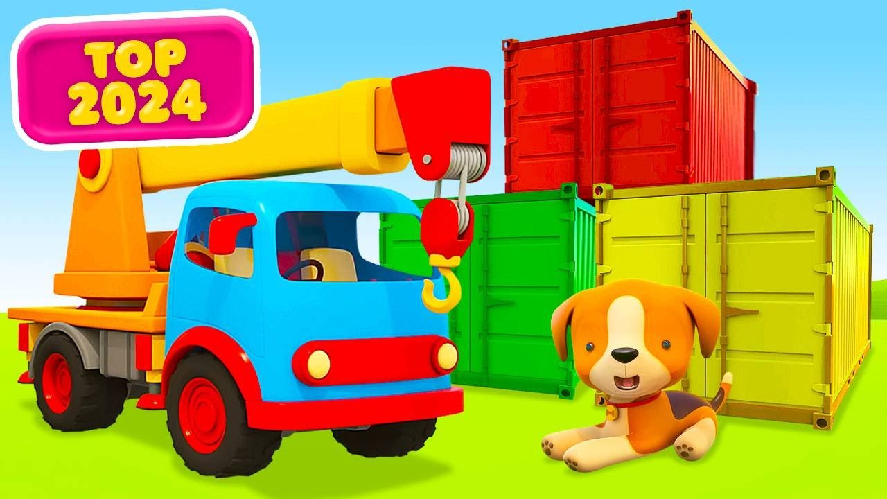 Animationsserie für Kleinkinder mit den Helfer Autos. TOP 10 Cartoons. Helfer Autos Zeichentrickfilm