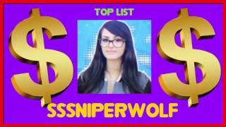 How much SSSNIPERWOLF made money on YouTube { In February 2016 }
