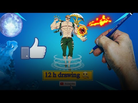 رسم اسكانور خطيئة الكبرياء من انمي الخطايا السبع المميتة    