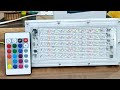 RGB LED Flood Light Multi Color with Remote