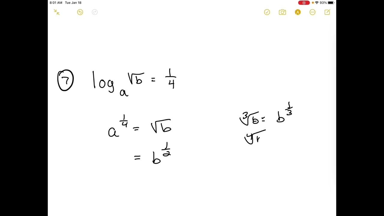 Logarithm Practice Questions - YouTube