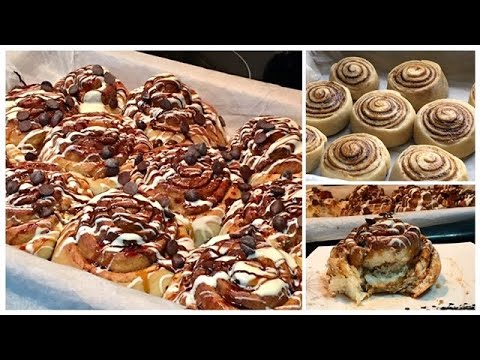 سينابون الخطيرة بطريقة سهلة ومقادير مضبوطة رطب والمذاق رائع Cinnabon Cinnamon