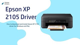 Epson XP 2105 Driver, Epson connect utility