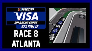 ROBLOX NASCAR Visa Sim Racing Series Season 12 Race 8 @ Atlanta