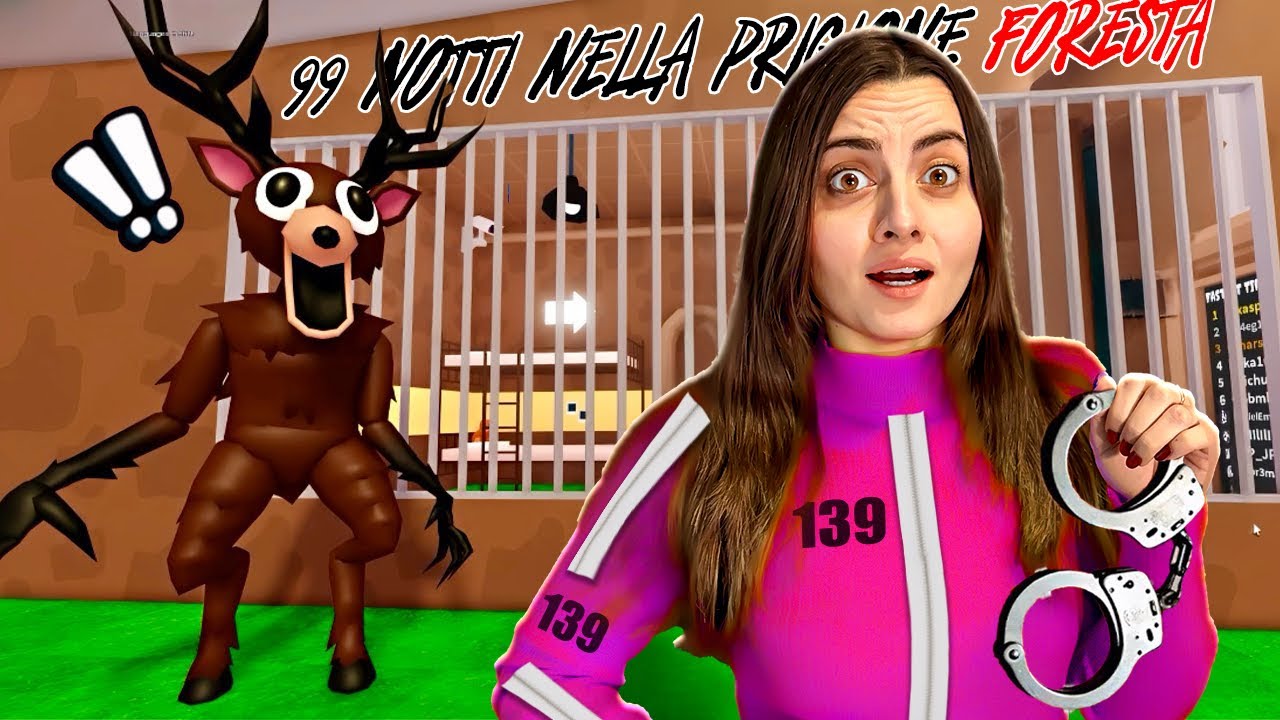 DANI E ROBBI SCAPPANO DALLA PRIGIONE di 99 NOTTI NELLA FORESTA su ROBLOX! 