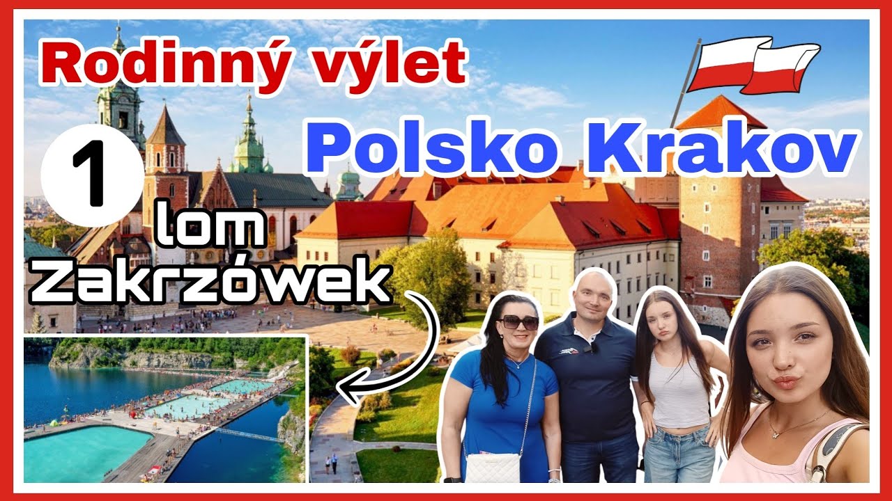 Rodinná dovolená Polsko Krakov a lom Zakrzówek 1.díl - Problém s ubytováním