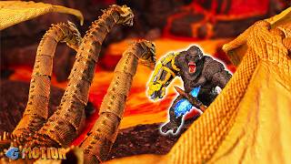 GODZILLA x KONG vs GHIDORAH: Absolute Power (Part 2) | Stop-motion battle