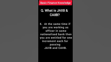 #short | what is JAIIB & CAIIB | Benefit of JAIIB & CAIIB | Salary Increment due to JAIIB & CAIIB |