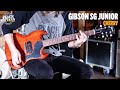 No talkingjust tones  gibson sg junior cherry