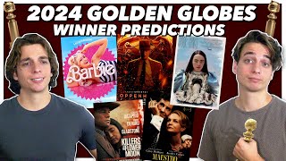 2024 Golden Globes WINNER Predictions!!