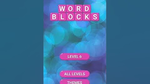 Word Blocks Puzzle Unity Game Source Code #unity #unity3d #unitydev #unitydeveloper #sourcecode